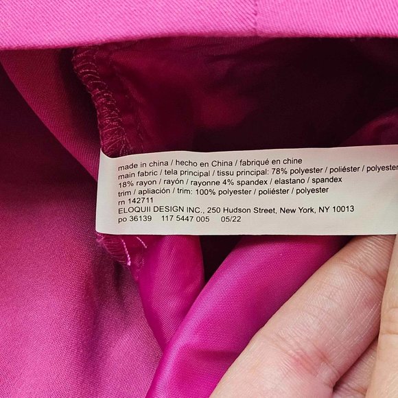 NWT Eloquii Pants Fuxia Size 16 - Picture 10 of 12